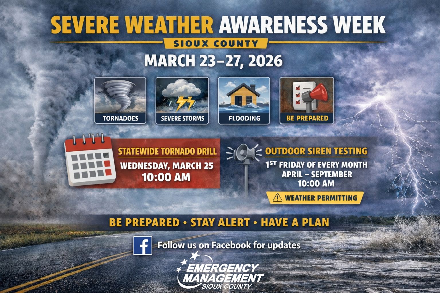 Severe Weather Awareness Week Takes Place Across Iowa This Week - Sioux ...